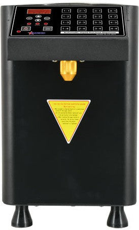 Omcan - 110 V Black Automatic Bubble Tea Liquid Fructose Dispenser with 16 Selection Buttons - DI-CN-0099