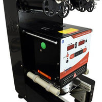 Omcan - 110 V Black Automatic Drink Sealing Machines - SE-CN-0095