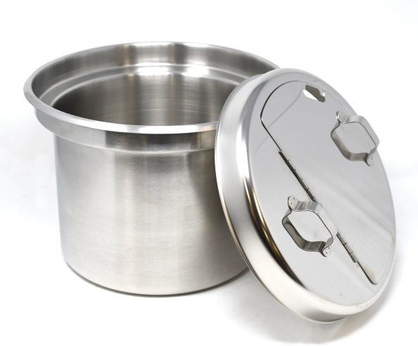 Omcan - 110V, 11 QT Red Retro Soup Warmer/Rethermalizer - FW-TW-5000-R