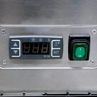 Omcan - 110V, 48" Square Glass Floor Refrigerated Display Case - RS-CN-0371-S