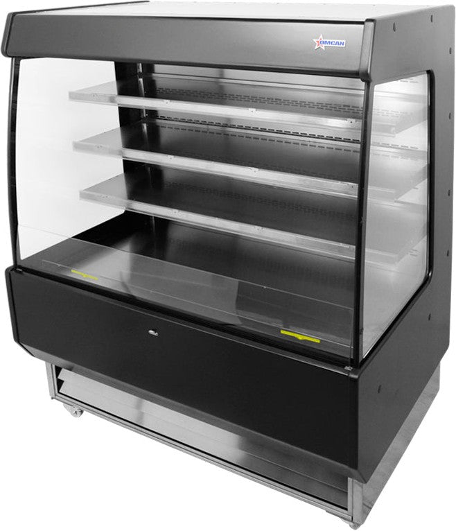 Omcan - 110V, 51" Grab-and-Go Open Refrigerated Floor Self-Serve Merchandiser with 27.2 cu.ft Capacity - RS-CN-0770