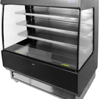 Omcan - 110V, 51" Grab-and-Go Open Refrigerated Floor Self-Serve Merchandiser with 27.2 cu.ft Capacity - RS-CN-0770