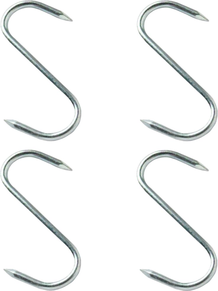 Omcan - 11.75" x 0.5” Stainless Steel “S” Hook, Pack of 3 - 10506