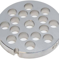Omcan - #12 (10 mm) Hubless European-Style Stainless Steel Meat Grinder Plate, Pack of 4 - 11217