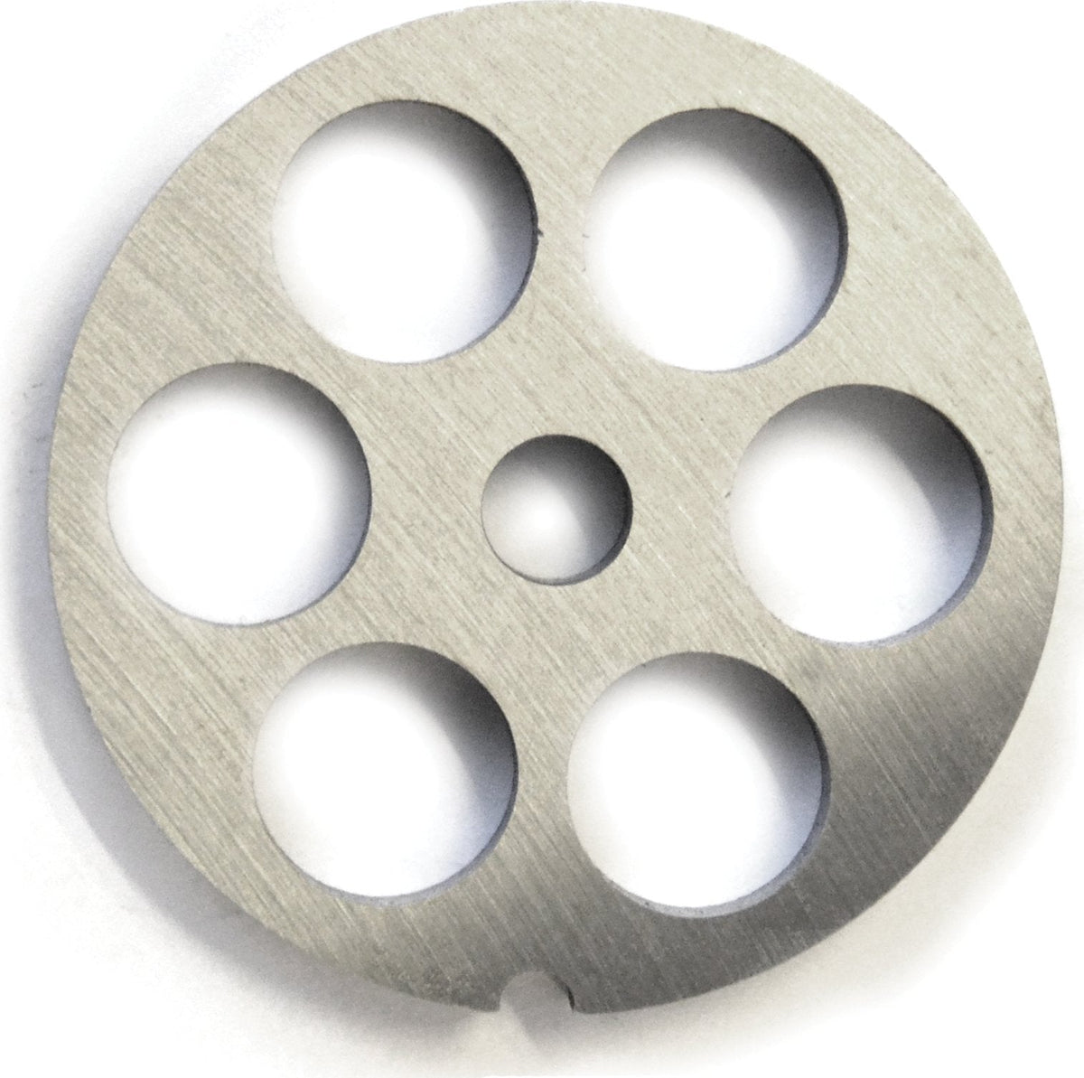 Omcan - #12 (18 mm) Hubless European-Style Stainless Steel Meat Grinder Plate, Pack of 4 - 11219