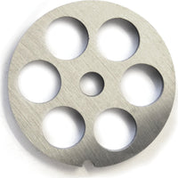 Omcan - #12 (18 mm) Hubless European-Style Stainless Steel Meat Grinder Plate, Pack of 4 - 11219