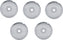 Omcan - #12 (3.2 mm) Hubless European-Style Stainless Steel Meat Grinder Plate, Pack of 4 - 11213