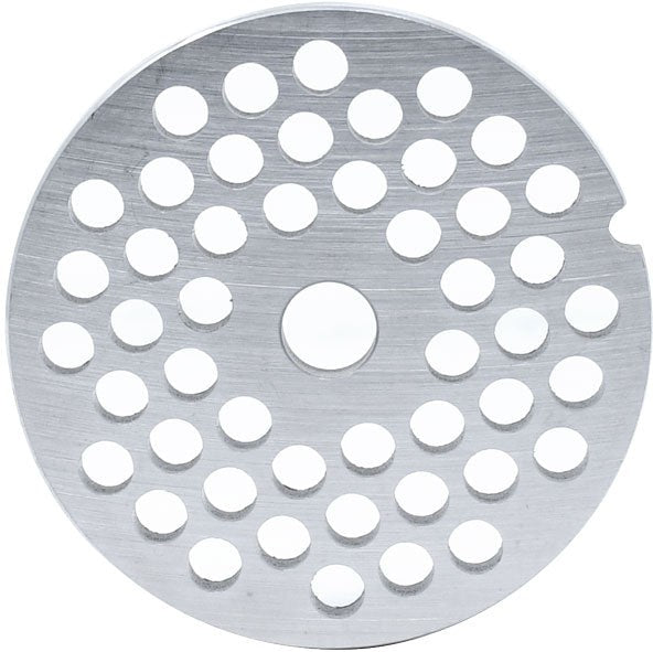 Omcan - #12 (6 mm) Hubless European-Style Stainless Steel Meat Grinder Plate, Pack of 4 - 11215