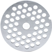 Omcan - #12 (6 mm) Hubless European-Style Stainless Steel Meat Grinder Plate, Pack of 4 - 11215
