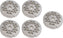 Omcan - #12 (8 mm) Hubless European-Style Stainless Steel Meat Grinder Plate, Pack of 4 - 11216
