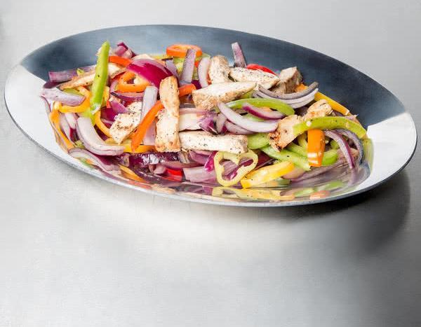 Omcan - 12" Aluminum Sizzling Platter (305 mm), Pack of 5 - 80089