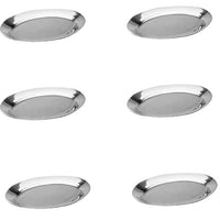 Omcan - 12" Aluminum Sizzling Platter (305 mm), Pack of 5 - 80089