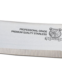 Omcan - 12” Butcher Steak Knife with Red Polypropylene Handle, Pack of 10 - 12279