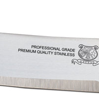Omcan - 12” Butcher Steak Knife with White Polypropylene Handle, Pack of 10 - 12293