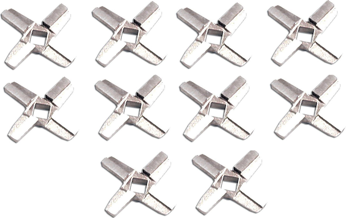 Omcan - #12 Carbon Steel Meat Grinder Knife, Pack of 5 - 11071