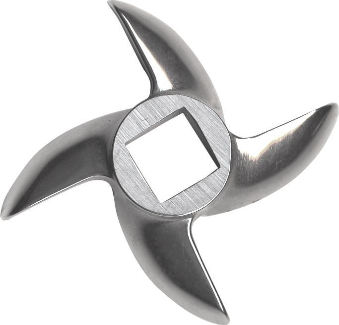 Omcan - #12 European-Style Meat Grinder Knife, Pack of 5 - 11077