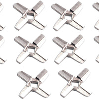 Omcan - #12 Hard Steel Meat Grinder Knife, Pack of 10 - 11080