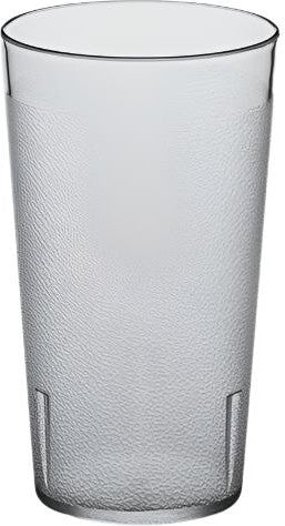 Omcan - 12 Oz Clear Pebbled Tumbler (355 ml), Pack of 100 - 80340