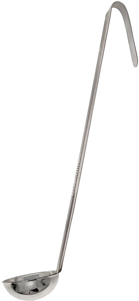 Omcan - 12 Oz One-Piece Stainless Steel Ladle, Pack of 20 - 80759
