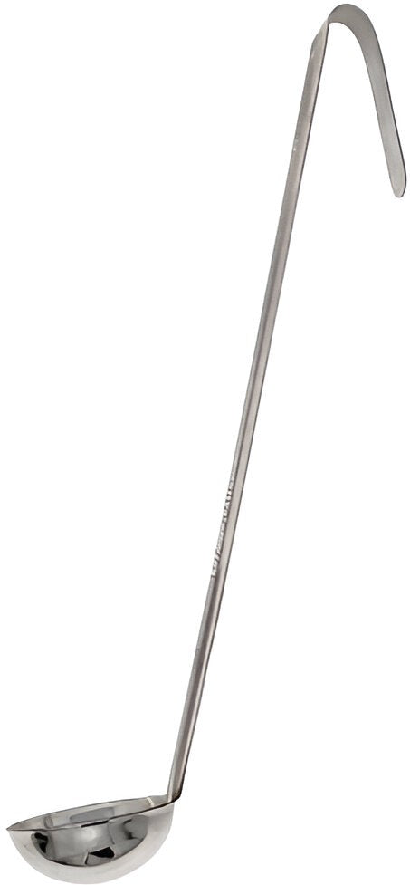 Omcan - 12 Oz One-Piece Stainless Steel Ladle, Pack of 20 - 80759
