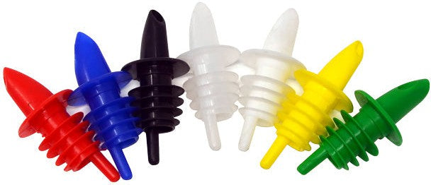 Omcan - 12 PCs Blue Economy Free-Flow Pourer, Pack of 40 - 80851