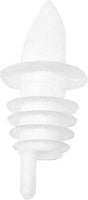 Omcan - 12 PCs White Economy Free-Flow Pourer, Pack of 40 - 80856