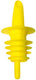 Omcan - 12 PCs Yellow Economy Free-Flow Pourer, Pack of 40 - 80857