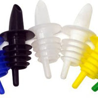 Omcan - 12 PCs Yellow Economy Free-Flow Pourer, Pack of 480 - 80857