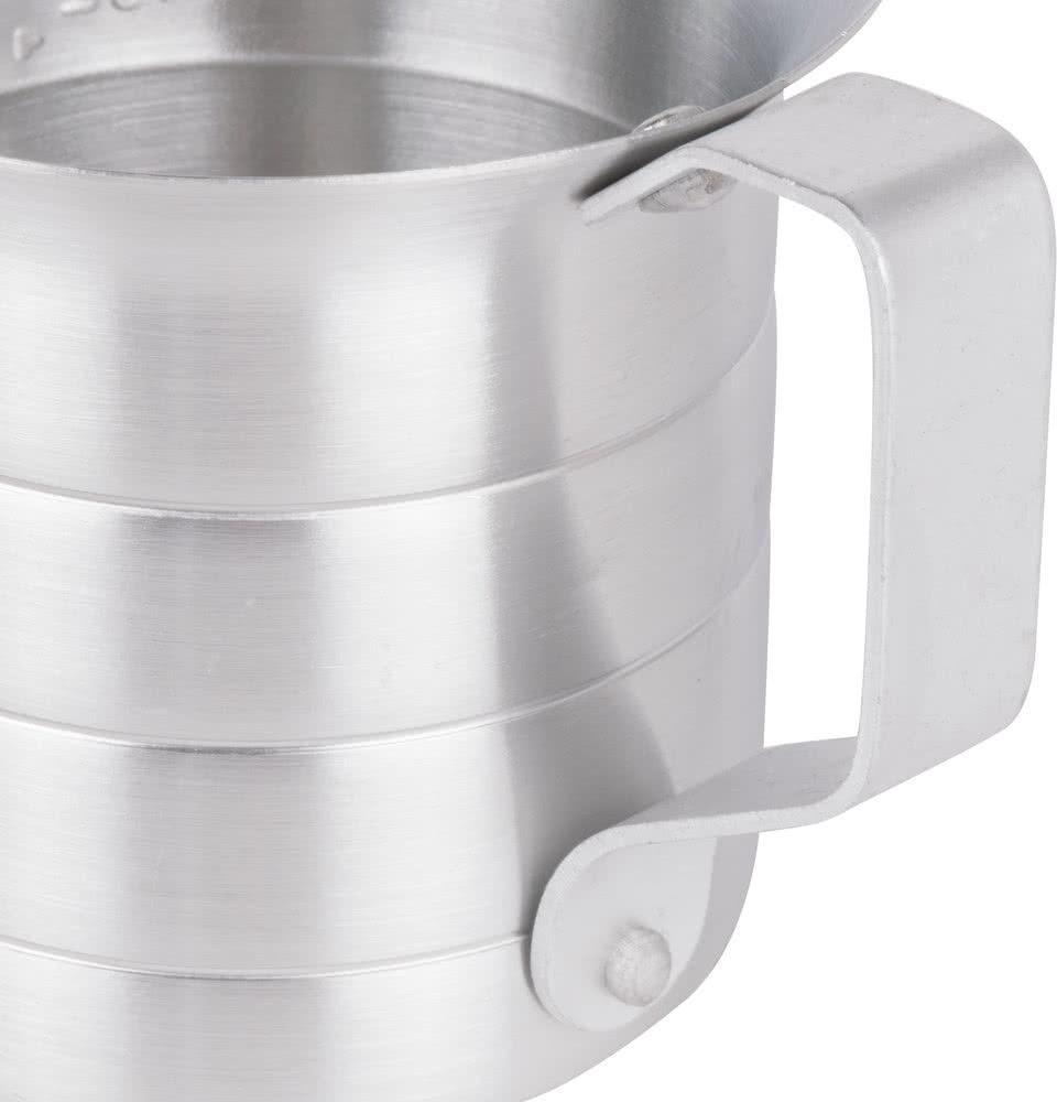 Omcan - 1/2 QT Aluminum Liquid Measure (480 ml), Pack of 20 - 80400