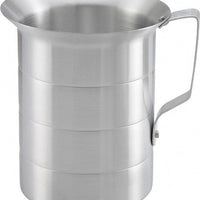 Omcan - 1/2 QT Aluminum Liquid Measure (480 ml), Pack of 25 - 80400