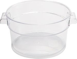 Omcan - 12 QT Polycarbonate Round Food Storage Container, 10/cs - 80178