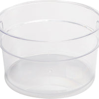 Omcan - 12 QT Polycarbonate Round Food Storage Container, Pack of 4 - 80178