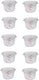 Omcan - 12 QT Polycarbonate Round Food Storage Container, Pack of 4 - 80178