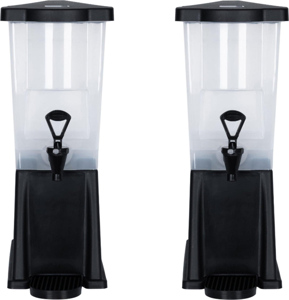 Omcan - 12 Qt Rectangular Single Tank Juice and Beverage Dispenser, Pack of 4 - 81120