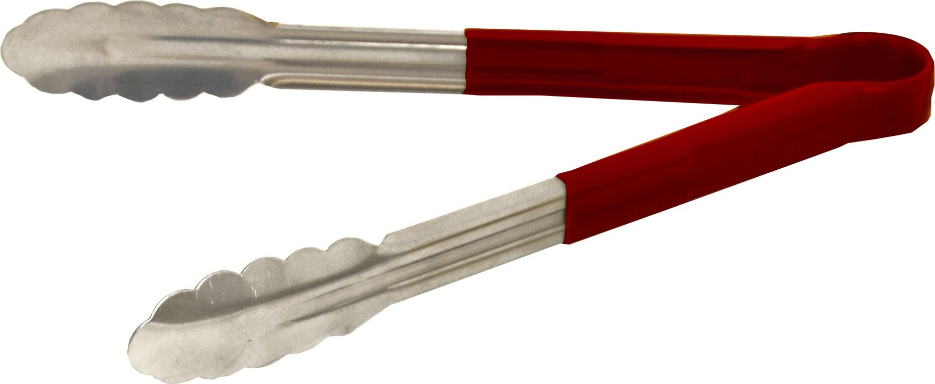 Omcan - 12” Red Handle Utility Tong, 25/cs - 80546