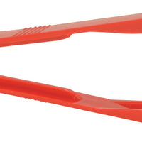 Omcan - 12” Red Polycarbonate Scallop Tong, Pack of 100 - 80160