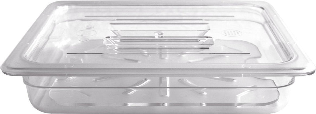 Omcan - 1/2 Size 2.5" Deep Clear Food Pan - 80039