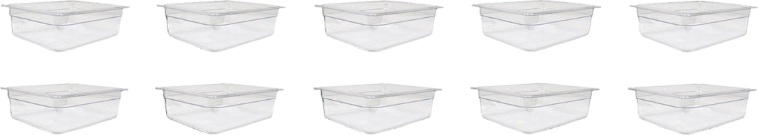 Omcan - 1/2 Size 4" Deep Clear Food Pan - 80055