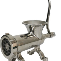 Omcan - #12 Stainless Steel Manual Meat Grinder - 44418