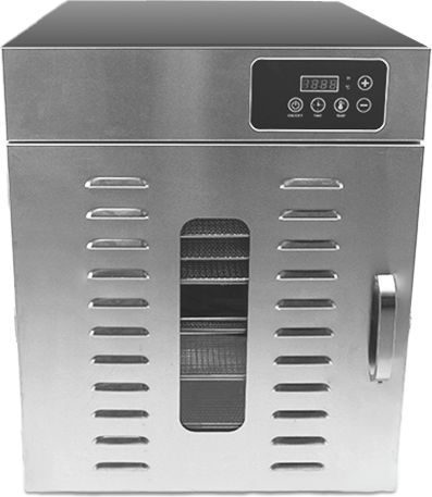 Omcan - 12 Trays Stainless Steel Food Dehydrator with Digital Control - CE-CN-0012-E