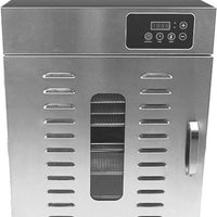 Omcan - 12 Trays Stainless Steel Food Dehydrator with Digital Control - CE-CN-0012-E