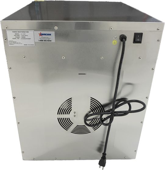 Omcan - 12 Trays Stainless Steel Food Dehydrator with Digital Control - CE-CN-0012-E