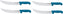 Omcan - 12” Victoria USA Steak Knife with Blue Super Fiber Handle, Pack of 2 - 23886