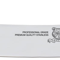 Omcan - 12” Victoria USA Steak Knife with Red Super Fiber Handle, Pack of 2 - 23888