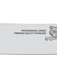 Omcan - 12” Victoria USA Steak Knife with Yellow Super Fiber Handle, Pack of 4 - 23889