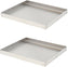 Omcan - 12″ x 10″ x 1″ Stainless Steel Pan, Pack of 3 - 44123