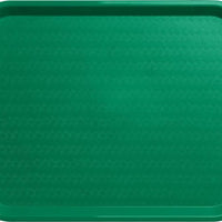 Omcan - 12" x 16" Green Food Tray (305 mm x 406 mm), Pack of 30 - 80095