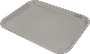 Omcan - 12" x 16" Grey Food Tray (305 mm x 406 mm), 25/cs - 80094