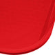 Omcan - 12" x 16" Red Food Tray (305 mm x 406 mm), 25/cs - 80098