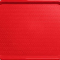 Omcan - 12" x 16" Red Food Tray (305 mm x 406 mm), Pack of 30 - 80098